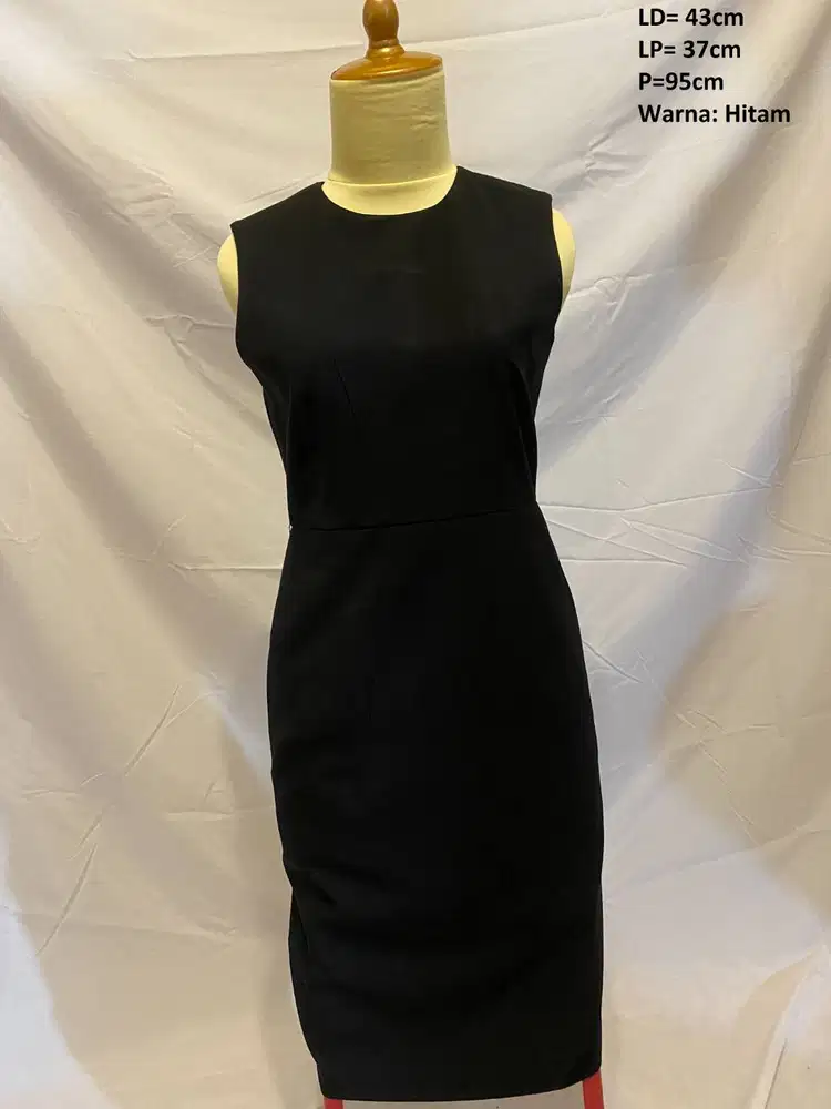 Preloved Dress Blouse G2000 Woman Hitam