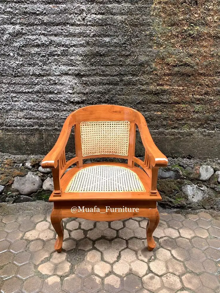 Kursi Betawi Lenong Rotan Berkualitas Kayu Jati