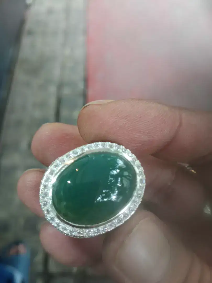 Cincin batu Garut ring perak