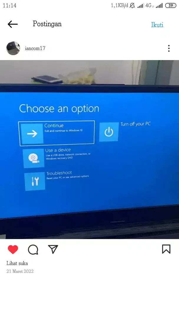 Servis komputer install panggilan
