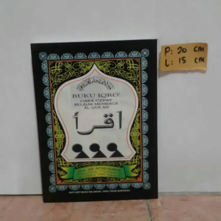 BUKU IQRA IQRA' BESAR 15x20,5 MURAH GRATIS CETAK NAMA