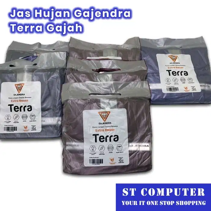 Jas Hujan Gajendra Terra Gajah
