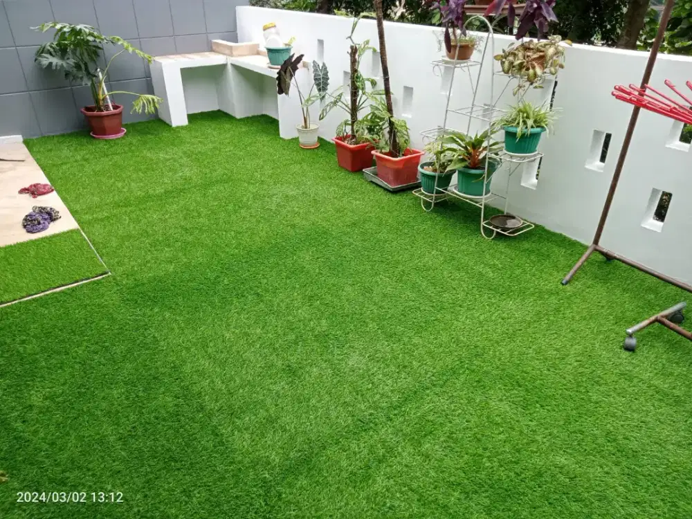 Rumput sintetis murah kekinian