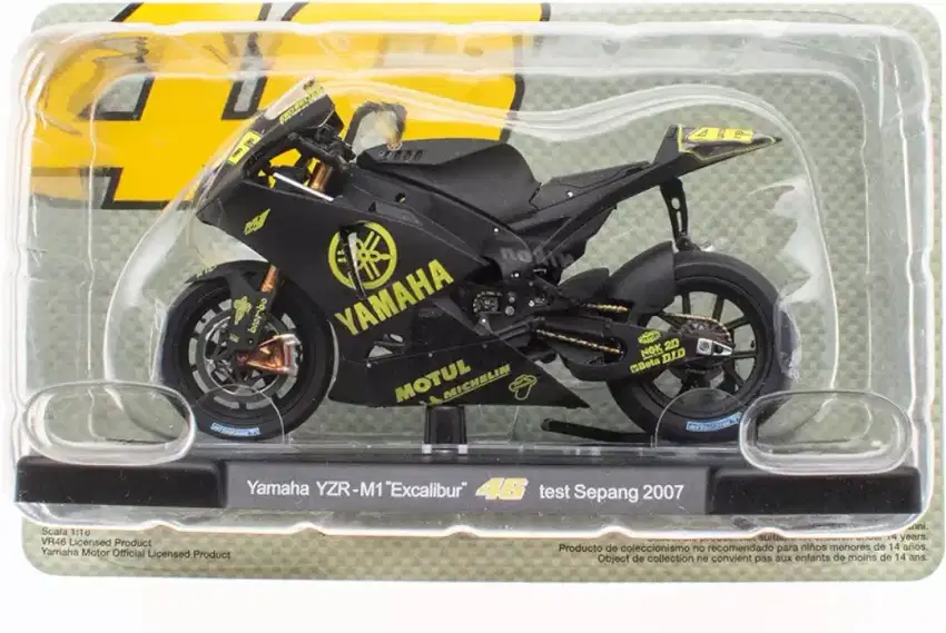 Diecast mainan motor yamaha x motogp