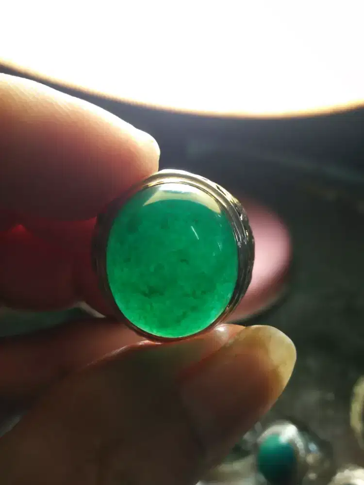 bacan palmea ojo lawas ring perak