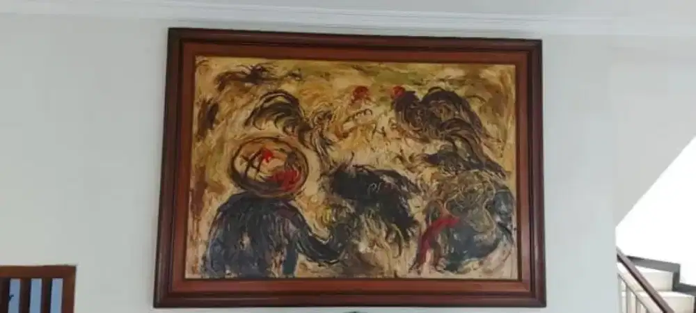 SUPER SPESIAL LUKISAN SUPER DUPER LANGKA TOP PENINGGALAN ABAH