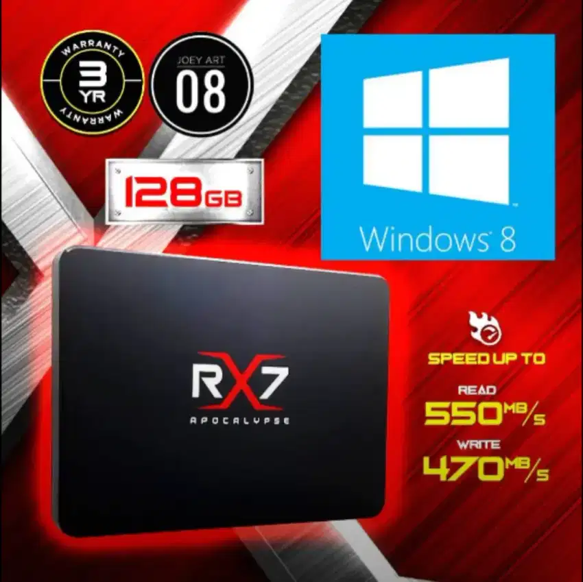 SSD 128GB 256GB 512GB + Installasi