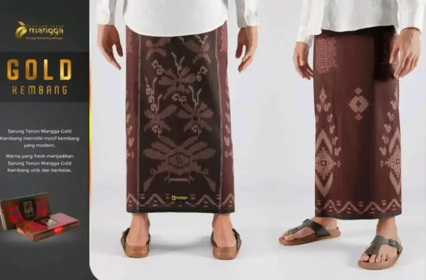 SARUNG TENUN MANGGA GOLD