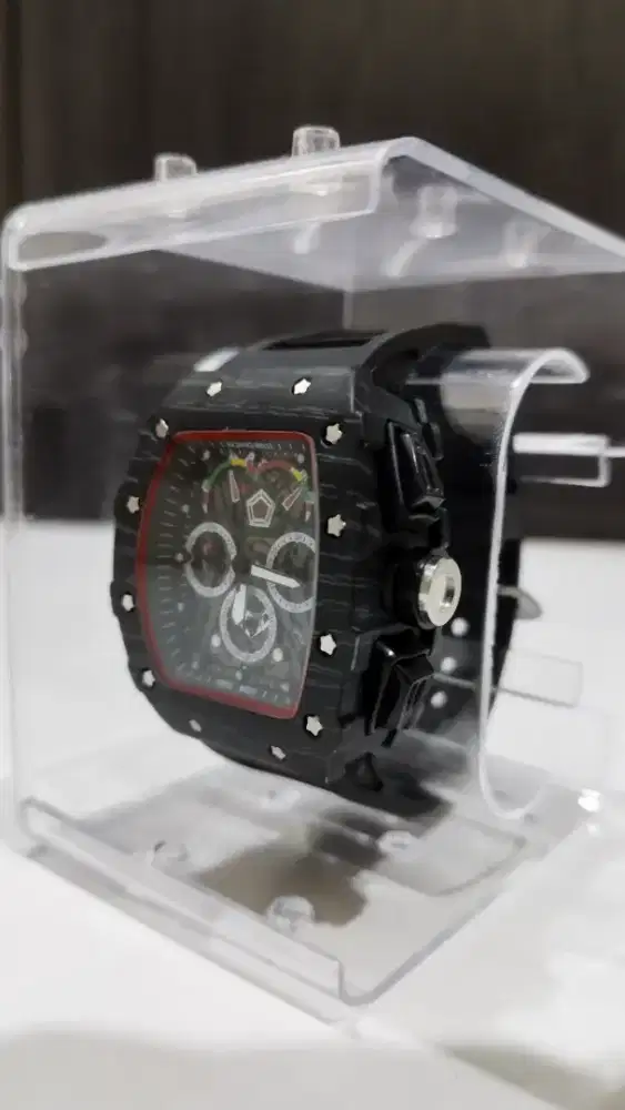 JAM TANGAN RM RUBBER CARBON