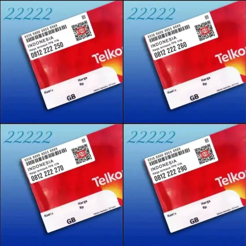 Nomor cantik simpati Telkomsel 10 digit angka super