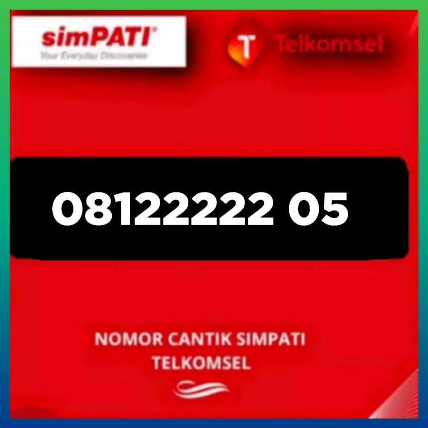 Nomor cantik simpati Telkomsel 10 digit h