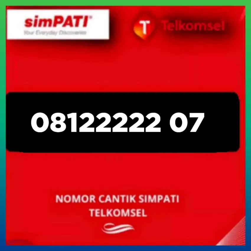 Nomor cantik simpati Telkomsel