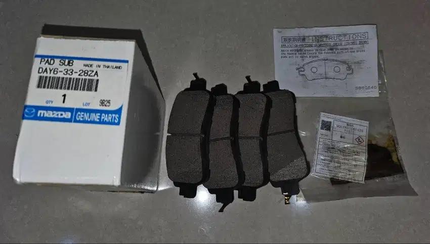 Kampas Rem Set Mazda 2 Skyactiv Original DAY6-33-28ZA