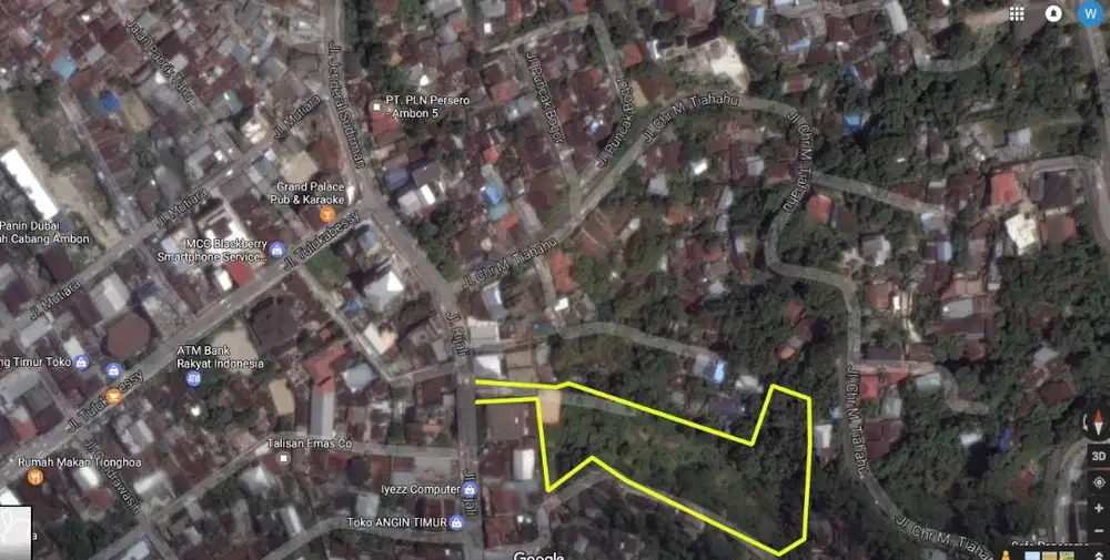 Tanah Strategis di pusat kota Ambon