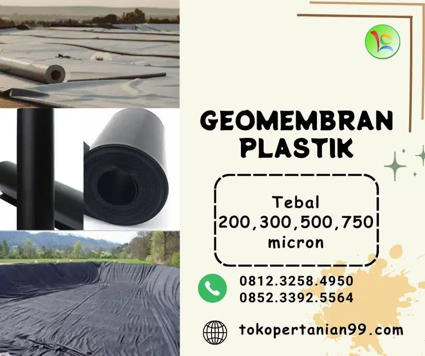 Plastik Geomembran HDPE untuk Alas Tambak, Kualitas Terbaik