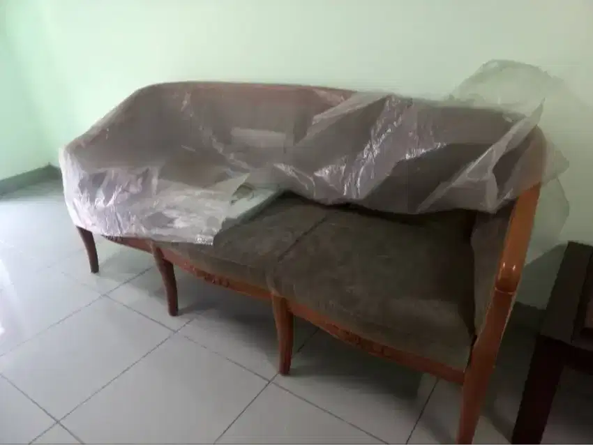 Juat cepat sofa set kayu ukiran