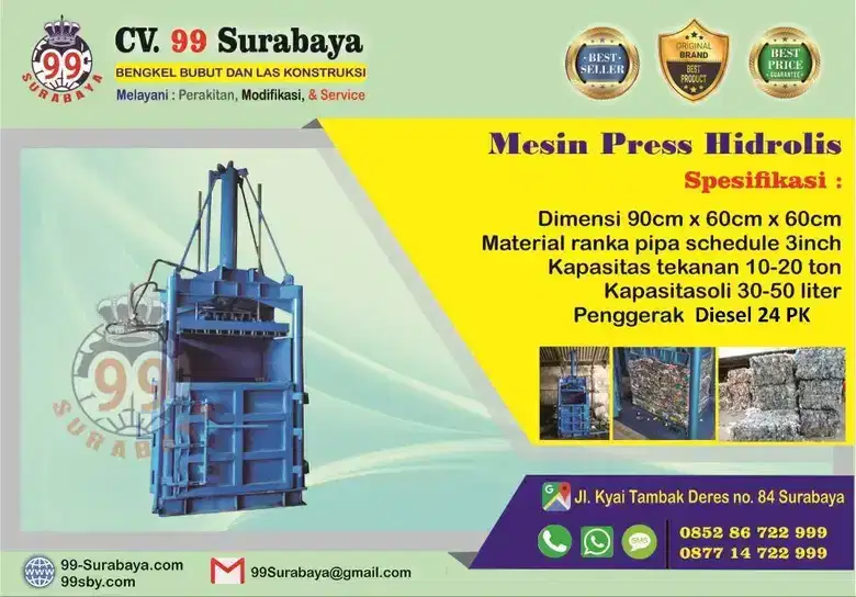 MESIN PRESS HIDROLIS PH60 (Dinamo)