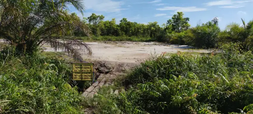 Tanah sudah di urug/sudah dipadatkan