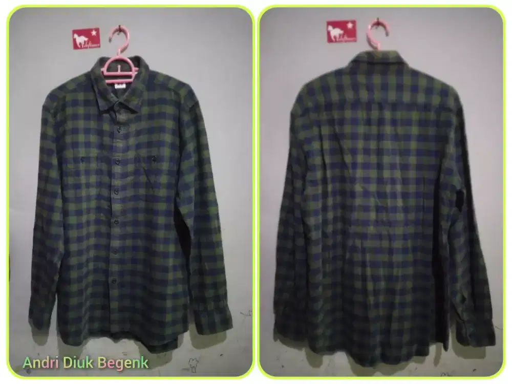 KEMEJA FLANEL/FLANNEL UNIQLO ORIGINAL