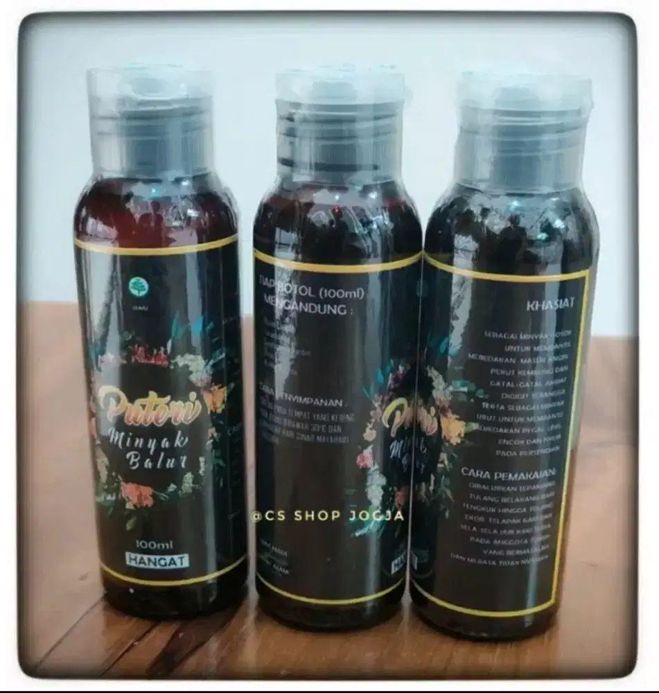 Minyak Balur Puteri Herbal 100ml