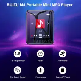 Ruizu MP4 Player, Radio, Voice Recorder, MemCard & Bluetooth, Free TWS