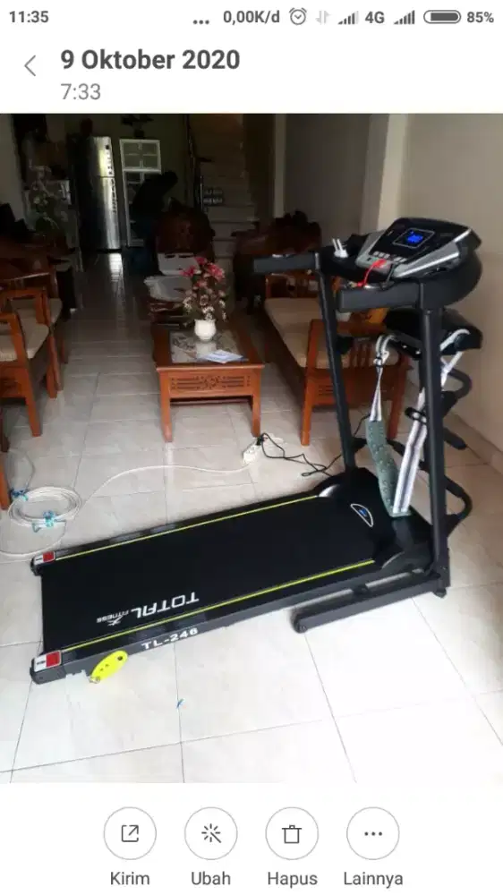 Alat fitnes treadmill elektrik TL 246 big power