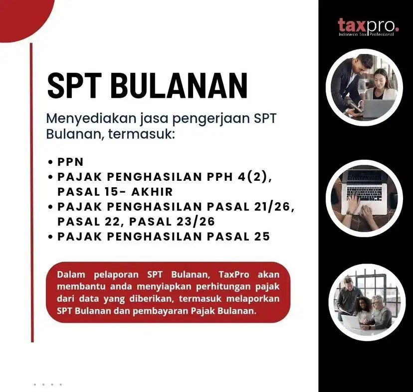 JASA PELAPORAN PAJAK BULANAN