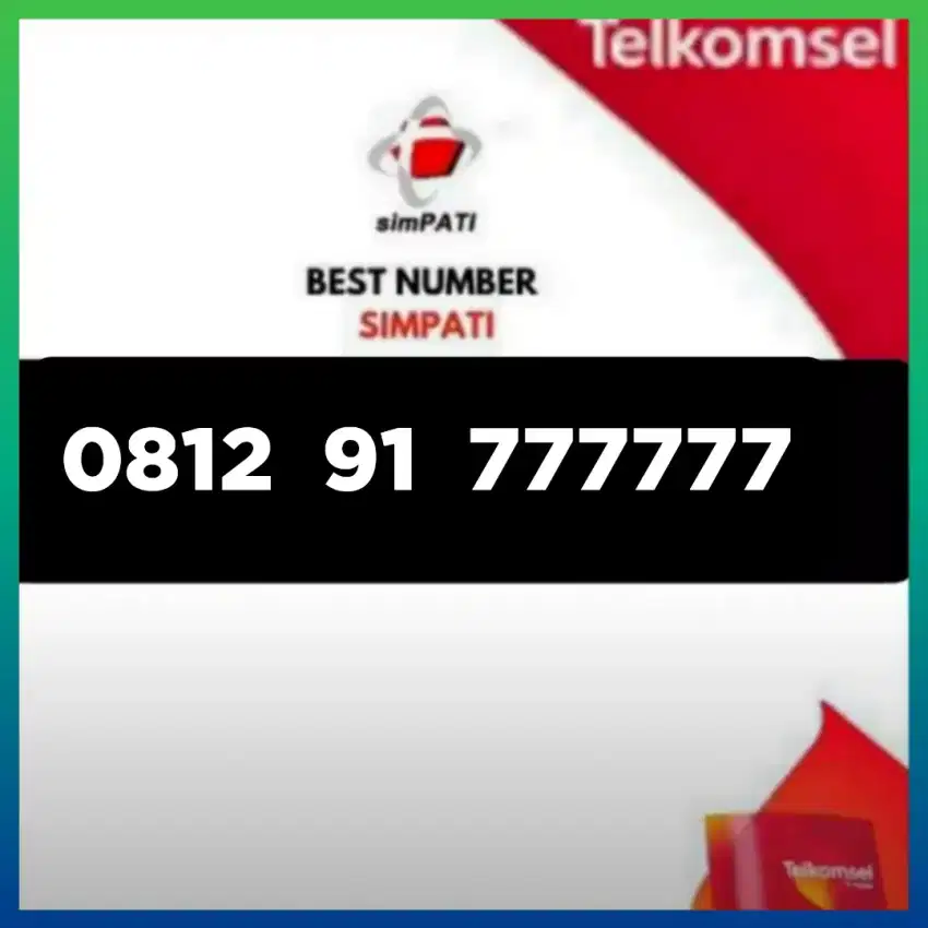 Nomor cantik simpati Telkomsel super