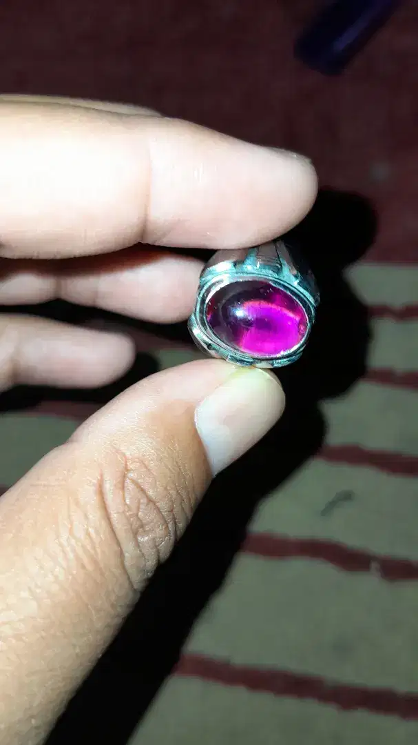 Cincin akik siem merah delimo