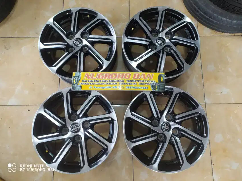 Velg calya Agya Trd 2021 R14 Pcd4x100 Lb5