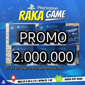 SONY PS 4 FAT 500gb (Bisa Kredit) Bergaransi Siap Antar COD