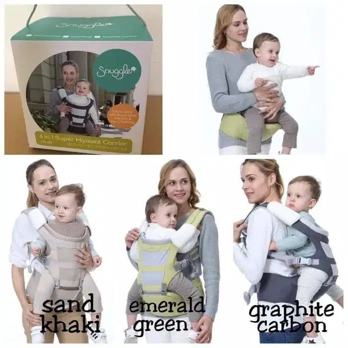 Snuggle Hipseat Carrier 6 in 1