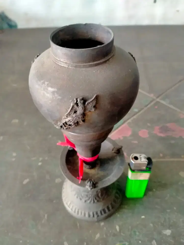 lonceng Tibet langka model antik lawas