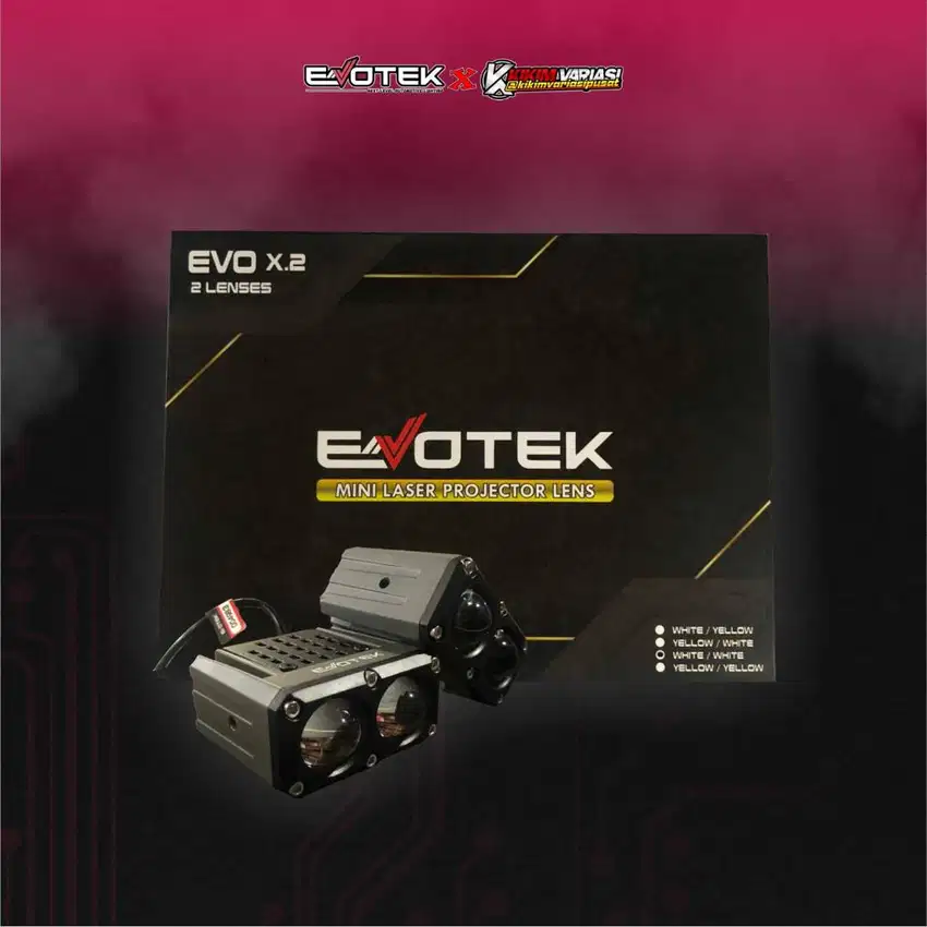 EVOTEK X2 Mini Projector 2 Lens 80W Evo X2 Premium Quality Original