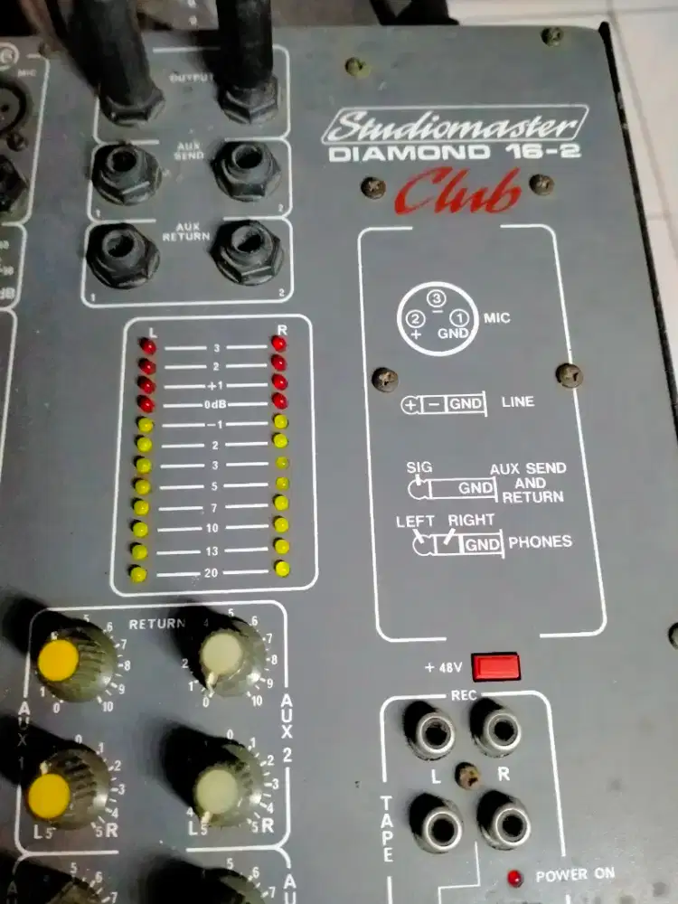 mixer 16 Channel Studio Master Diamond 16 - 2 Club made in england