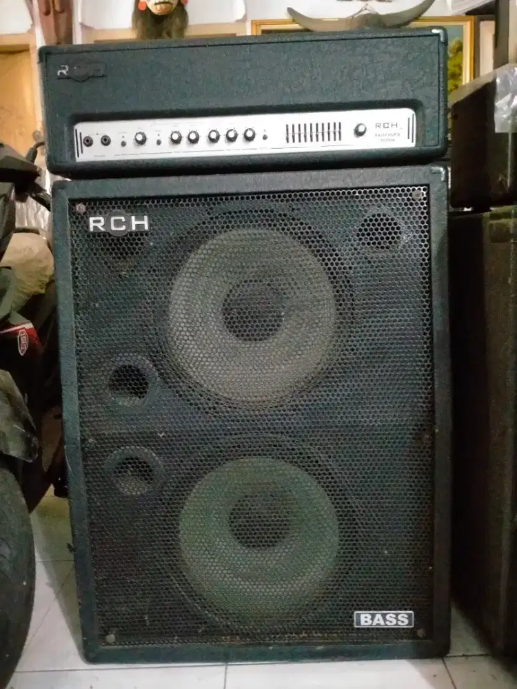 amply guitar bass RCH 2000 double speker.