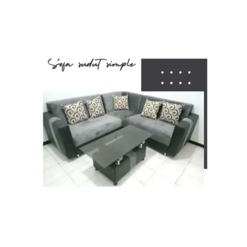 Sofa Sudut Simple