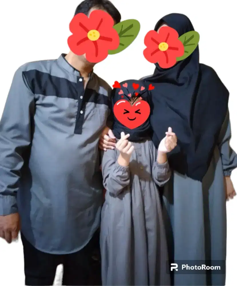 Family set muslim grey series
