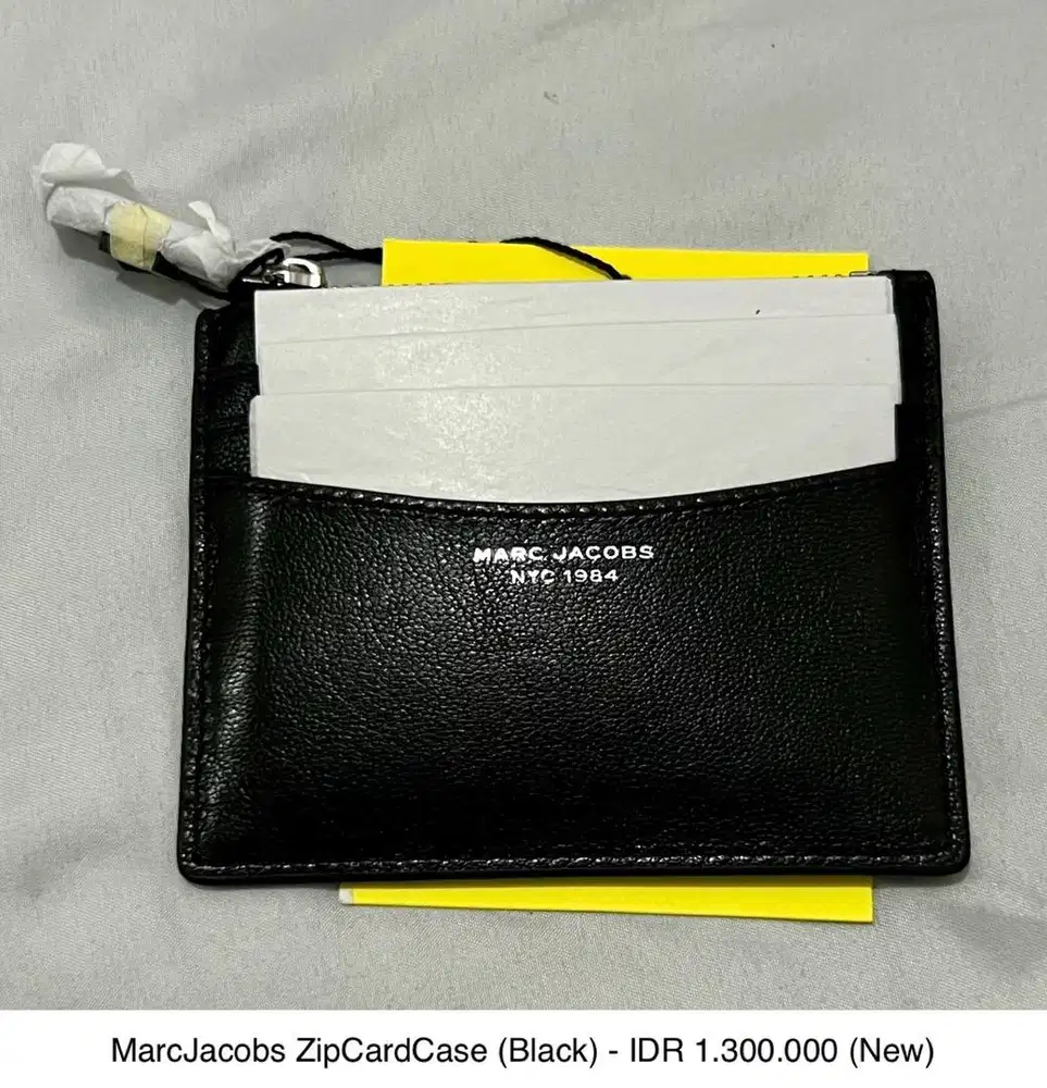 MarcJacobs ZipCardCase (Black)