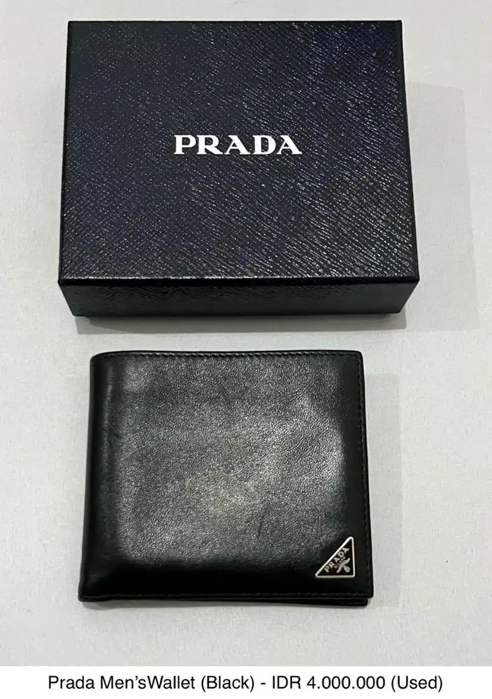 Prada Men’sWallet (Black)