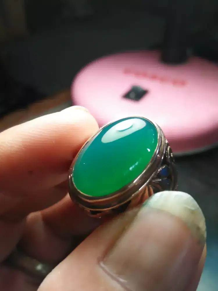 ijo garut marsih lawas ring perak