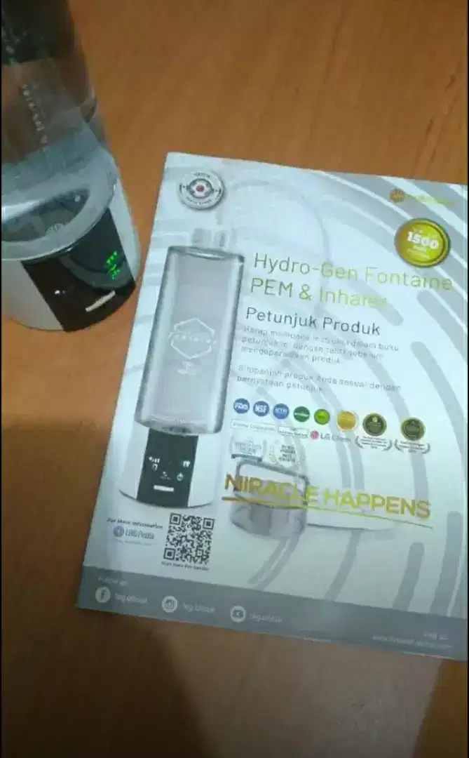 Hidrogen Fontaine  generator air alkali