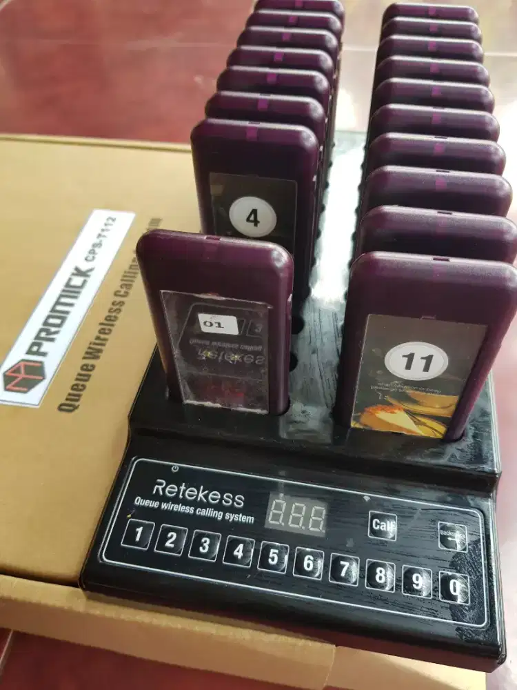 Wireless Calling System Alat Pemanggil Order