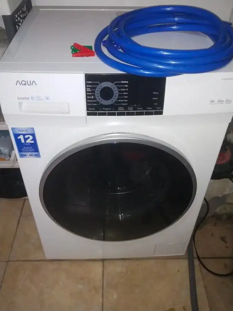 Mesin Cuci Aqua frontloading masih bagus