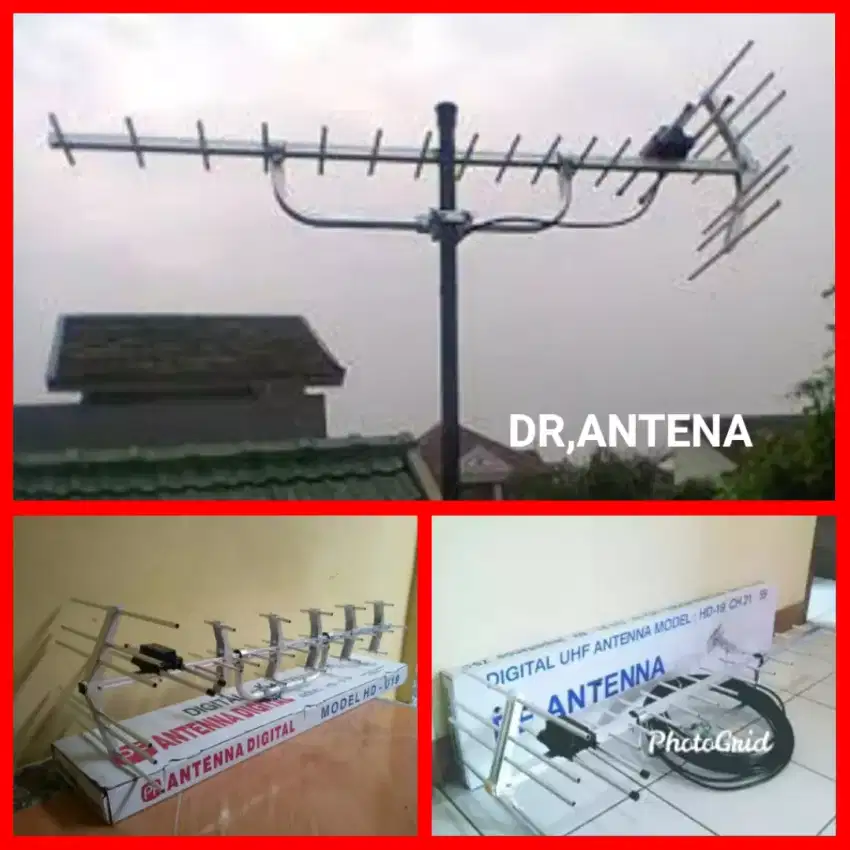 Cabang dekat pasang antena tv dan parabola