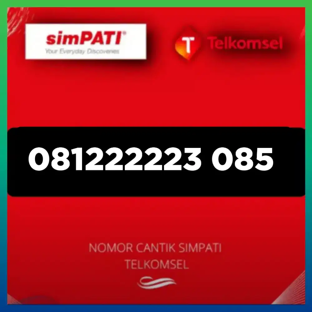 Nomor cantik simpati Telkomsel