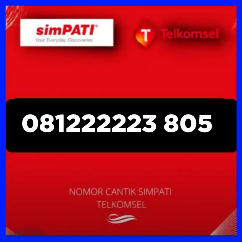 Perdana Nomor Cantik Simpati Telkomsel jk