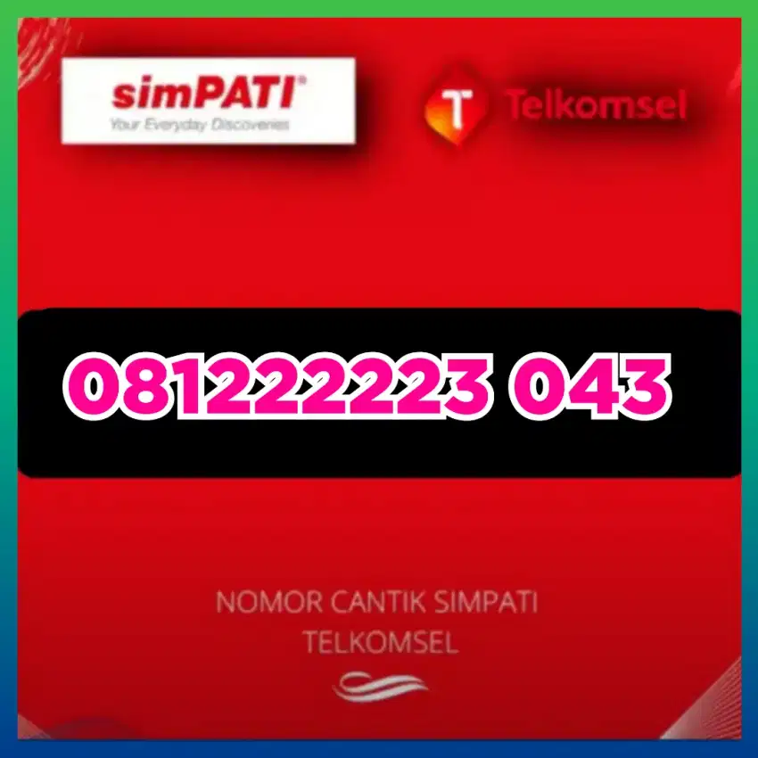 Nomor cantik simpati Telkomsel panca u