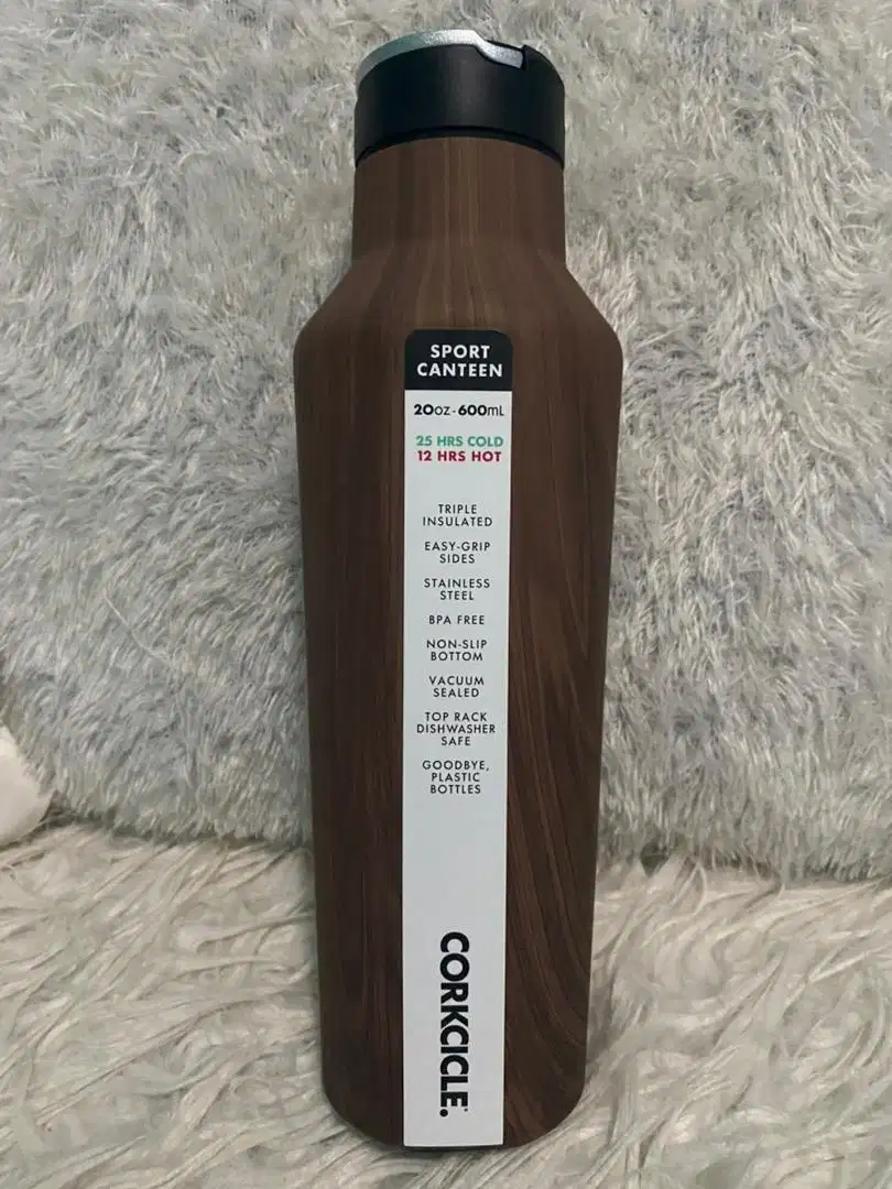 Corkcicle 20oz Walnut