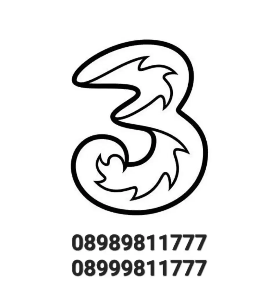 Perdana Tri Indosat Ooredoo Hutchison Prabayar Kembar AABBB